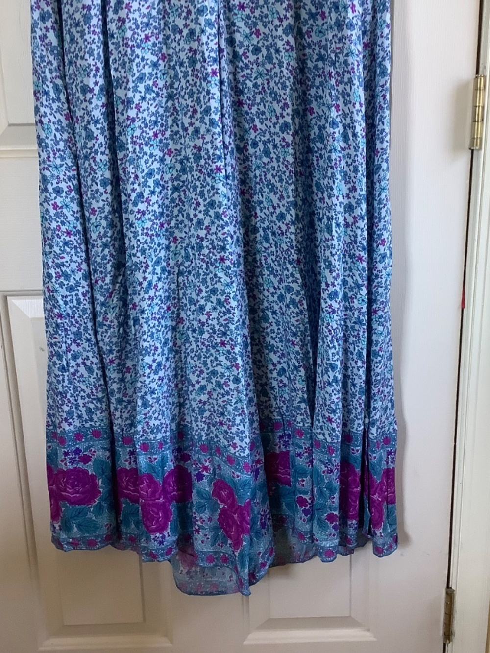 SPELL Love Jetty Shirred Jumpsuit Blue Nirvana SZ XXL - Picture 6 of 16